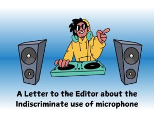 ndiscriminate use of microphone to editor