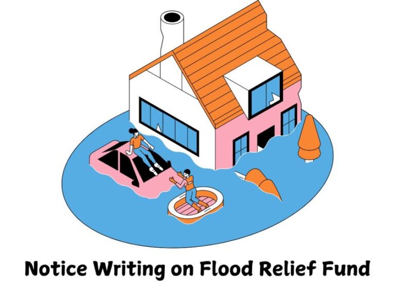 Write a notice for the students of your school requesting them to donate money and other essential items for the flood victims in Kerala